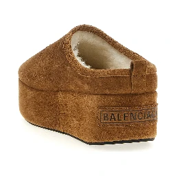Brown Calfskin Mules