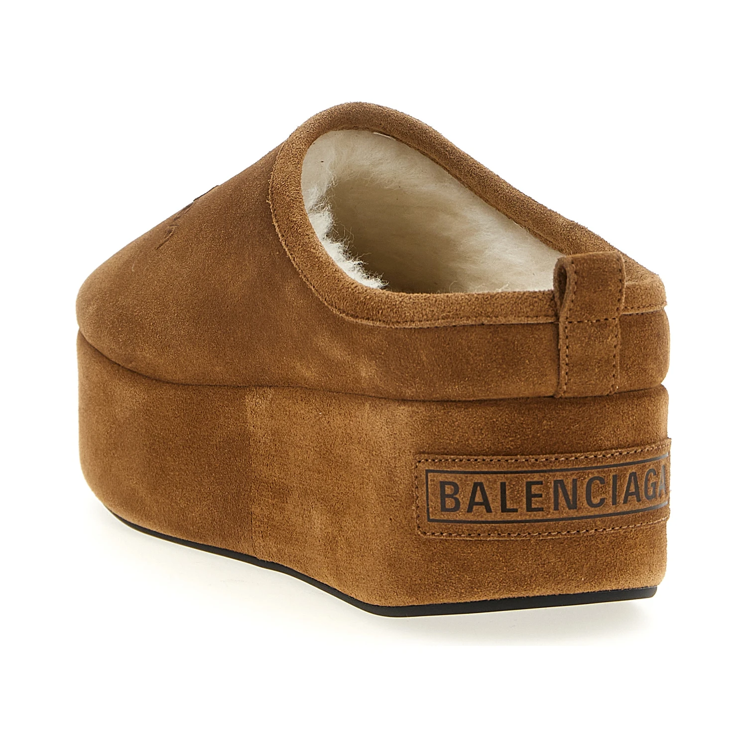 Brown Calfskin Mules