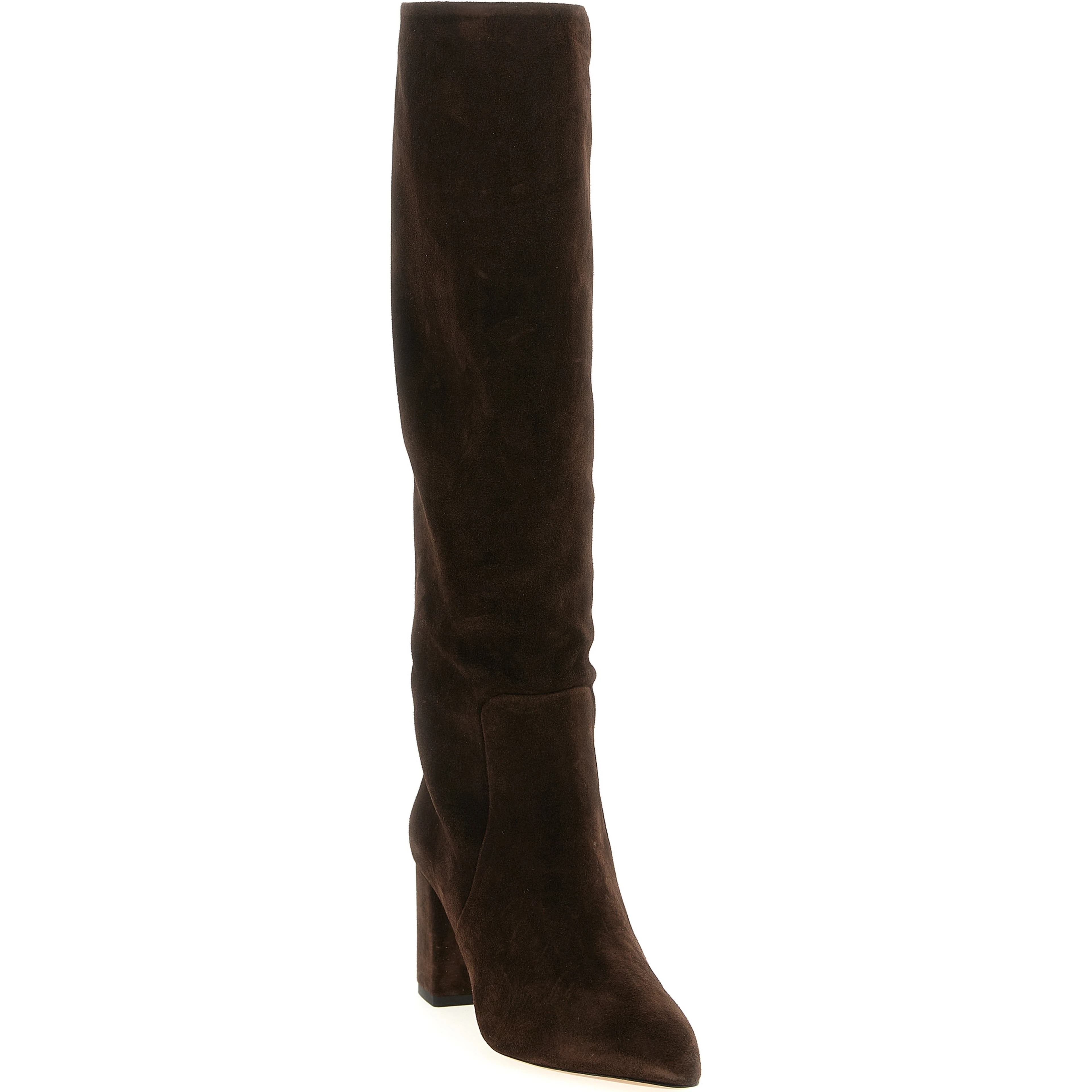 Brown Calfskin Over The Knee