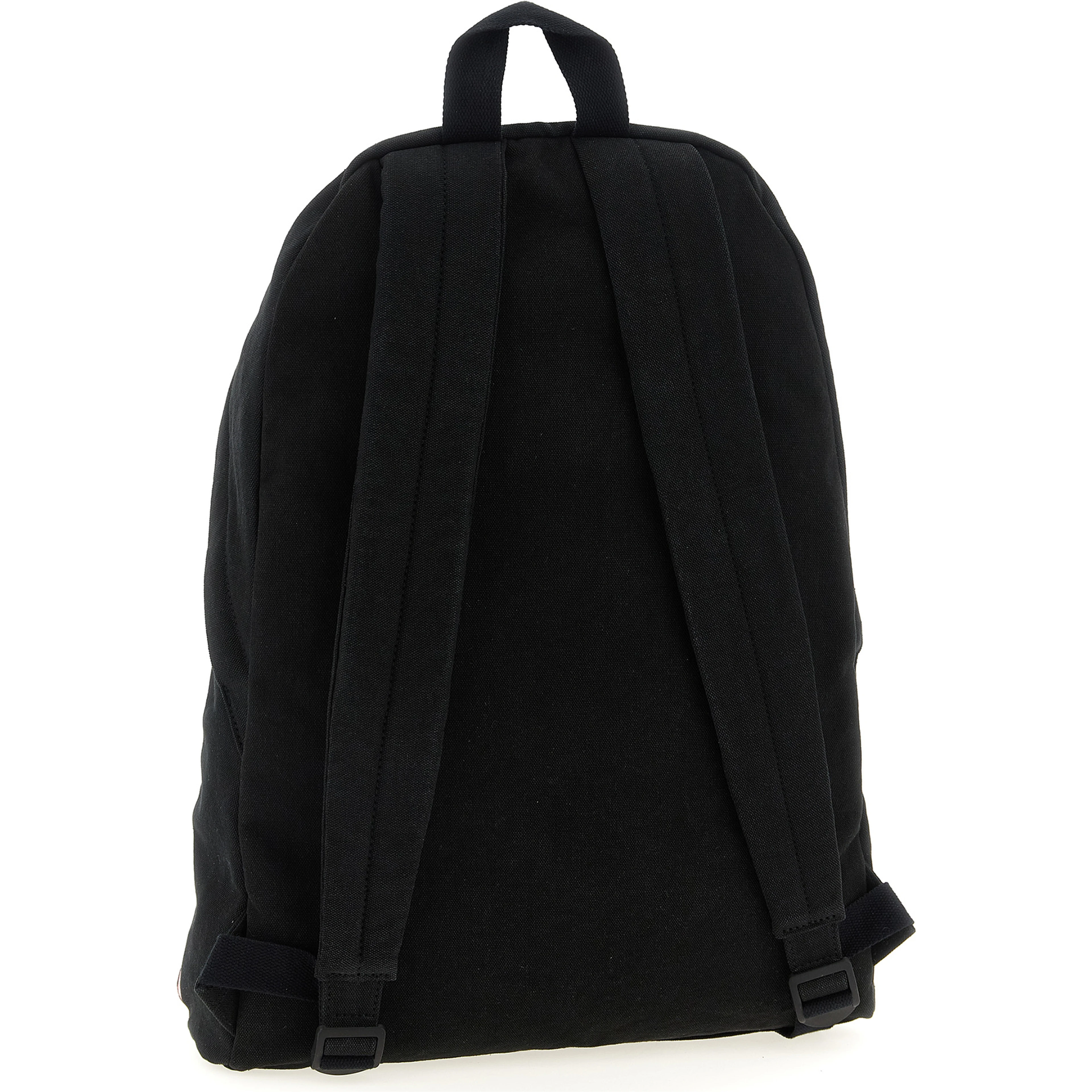 Black Cotton Backpack