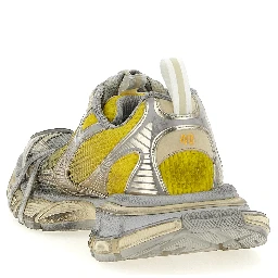 Bicolor Polyethylene Athletic Sneakers