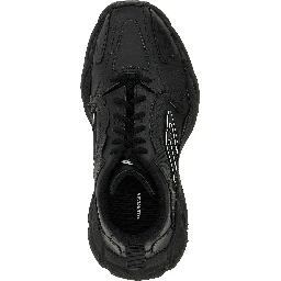 Black Calfskin Athletic Sneakers