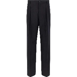 Blue Wool Dress Pants