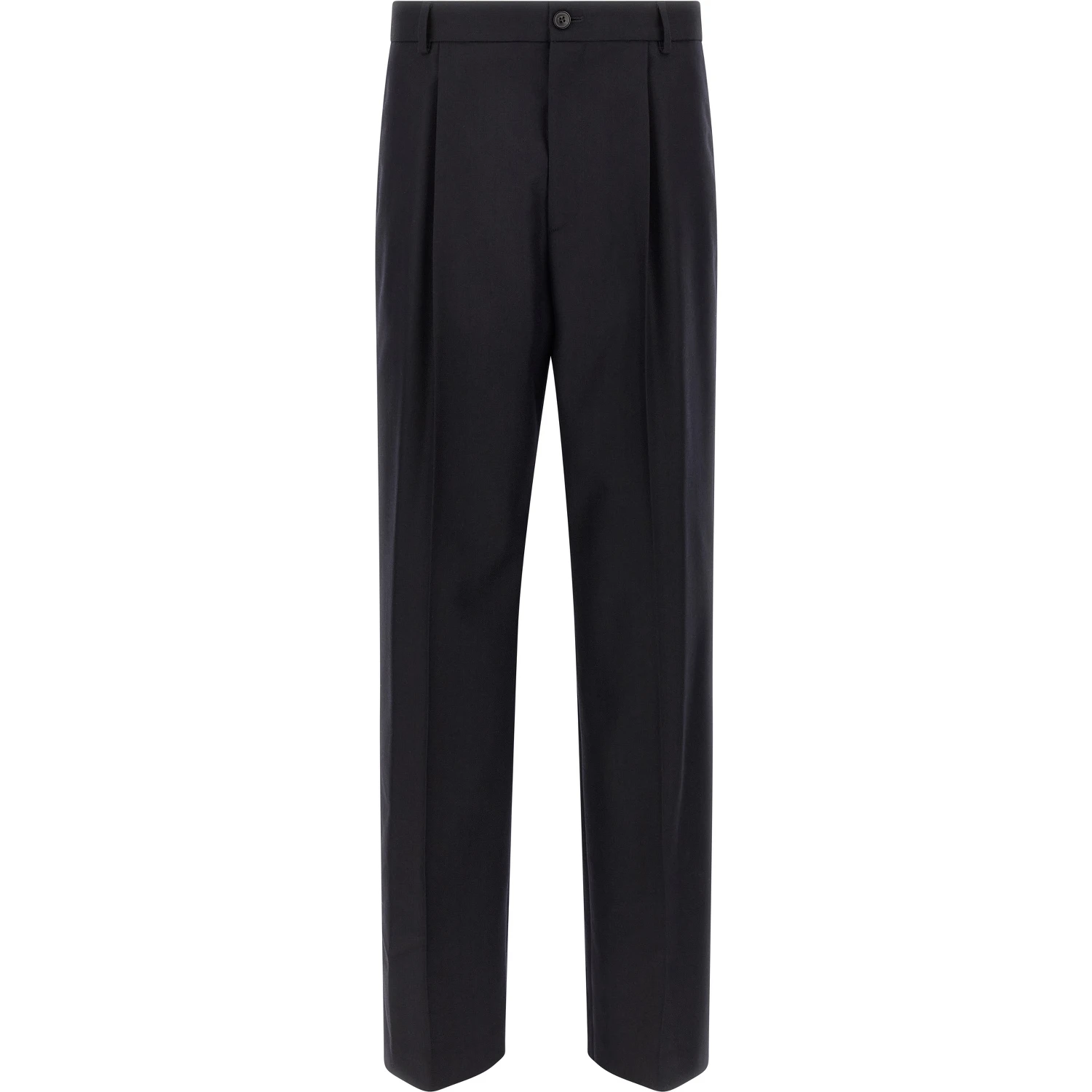 Blue Wool Dress Pants