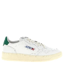 Bicolor Goatskin Low Top Sneakers