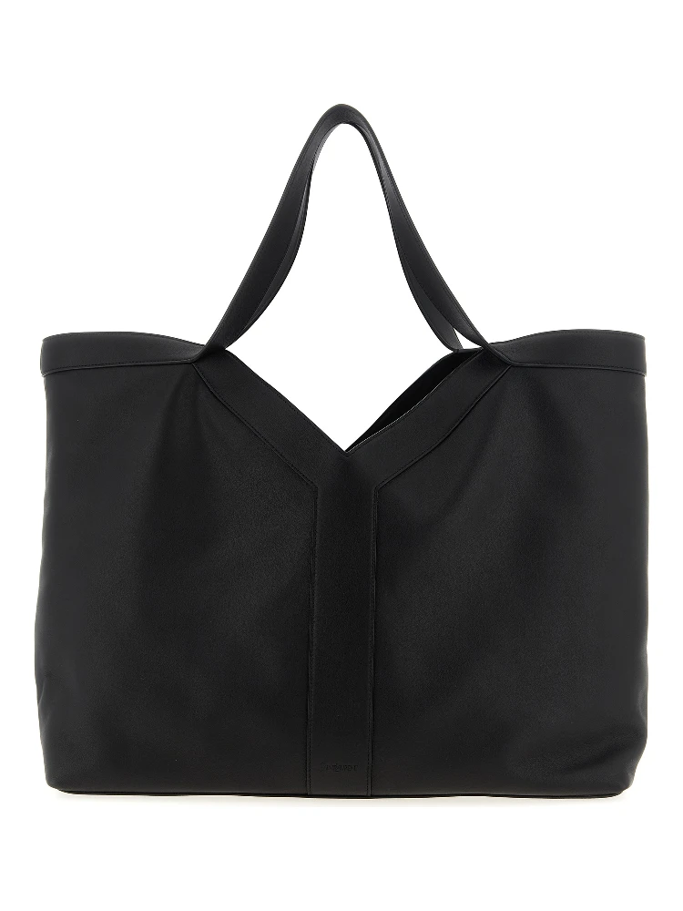 Black Calfskin Tote Bag