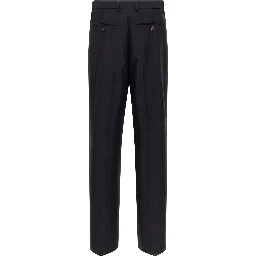 Blue Wool Dress Pants