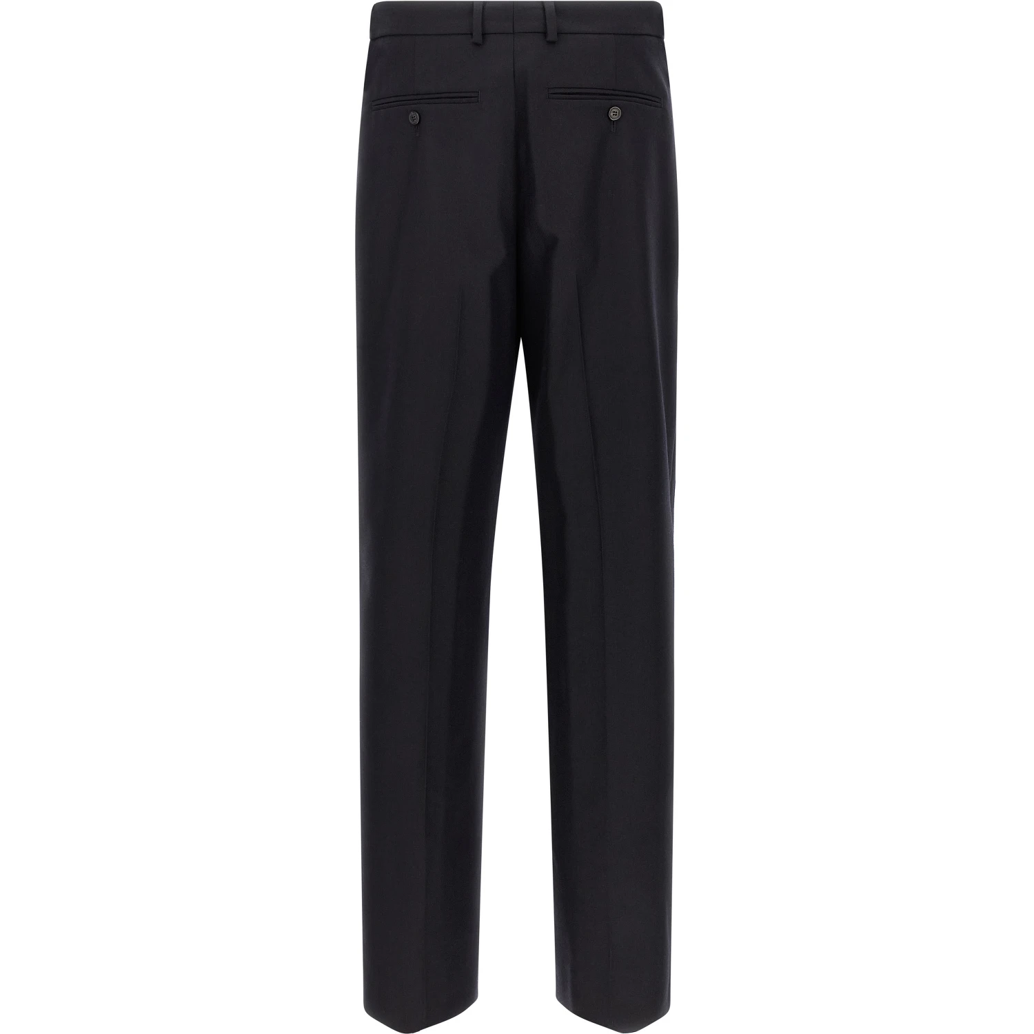 Blue Wool Dress Pants