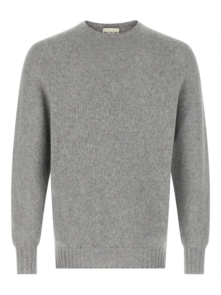 Gray Virgin Wool Cardigan