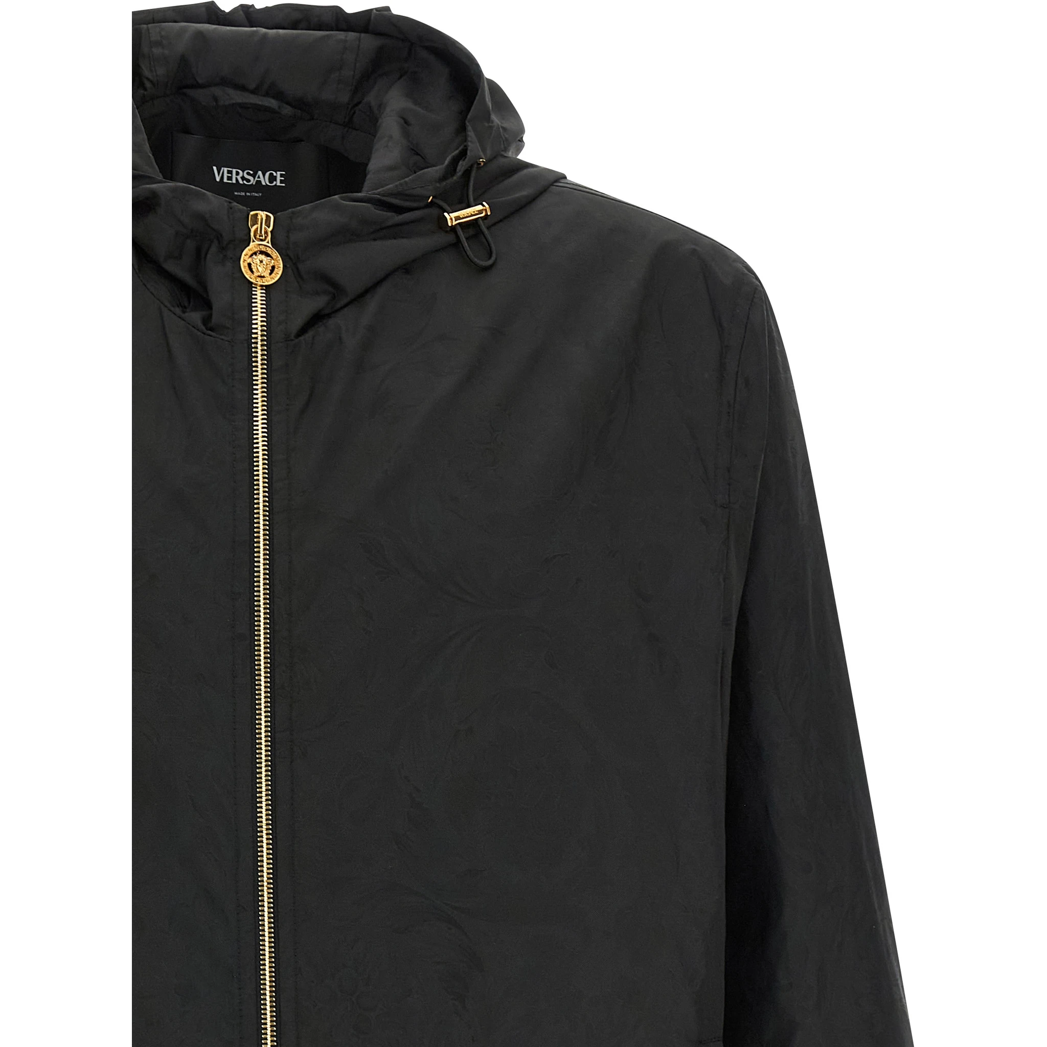 Black Nylon Shell Jacket