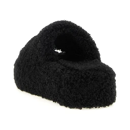 Black Polyester Slides