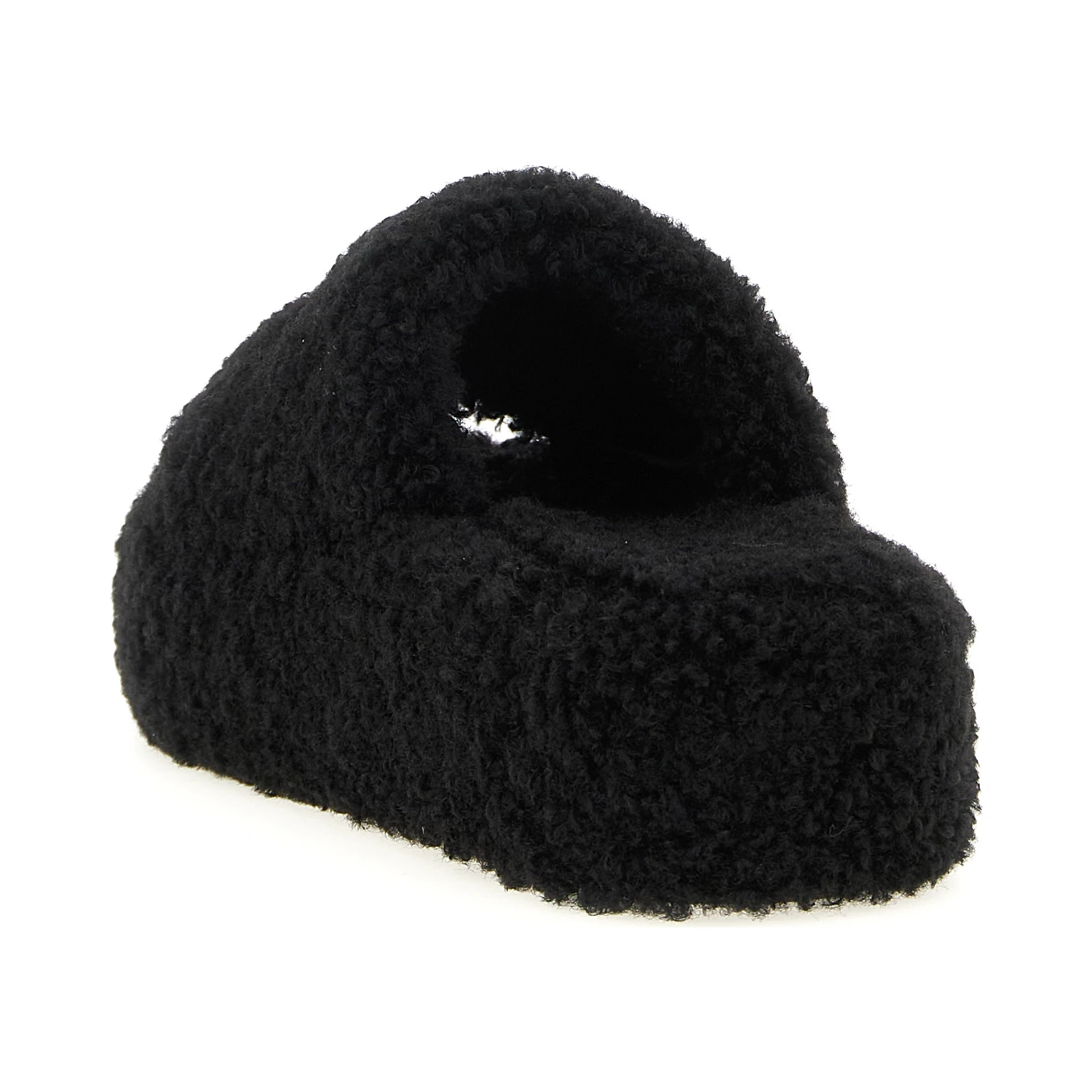 Black Polyester Slides
