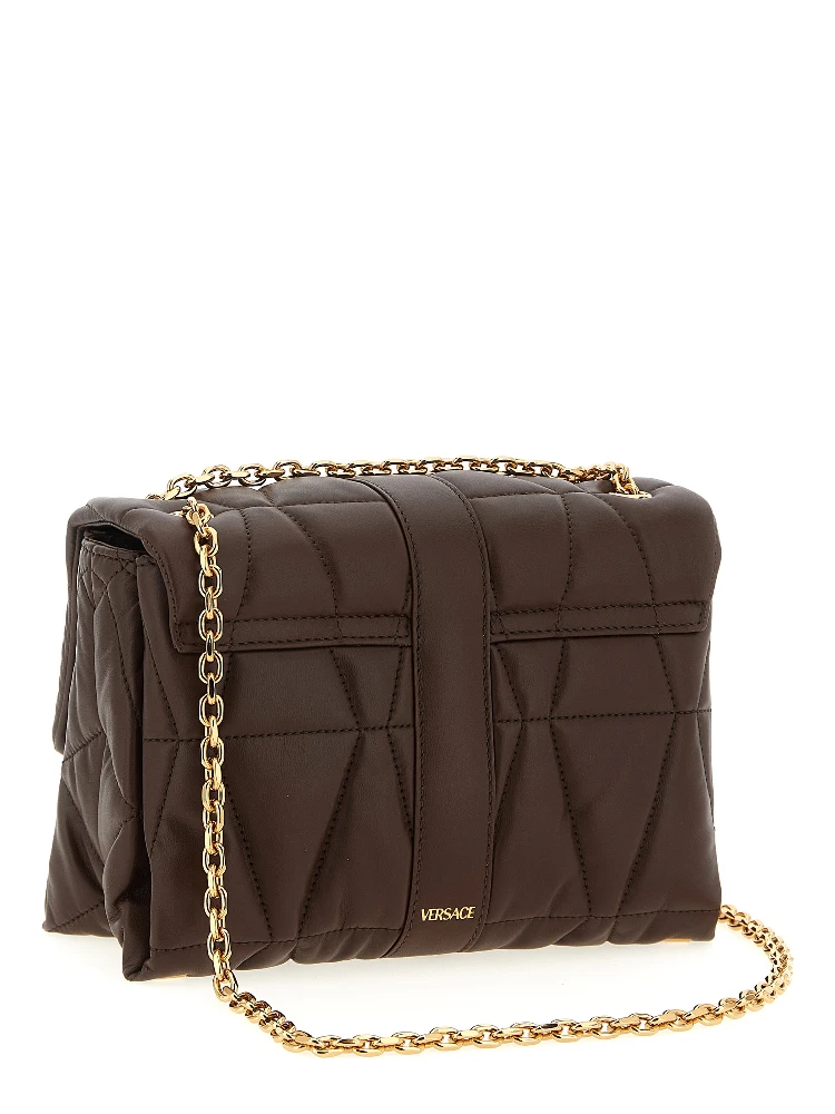 Brown Lamb Leather Shoulder Bag alternative