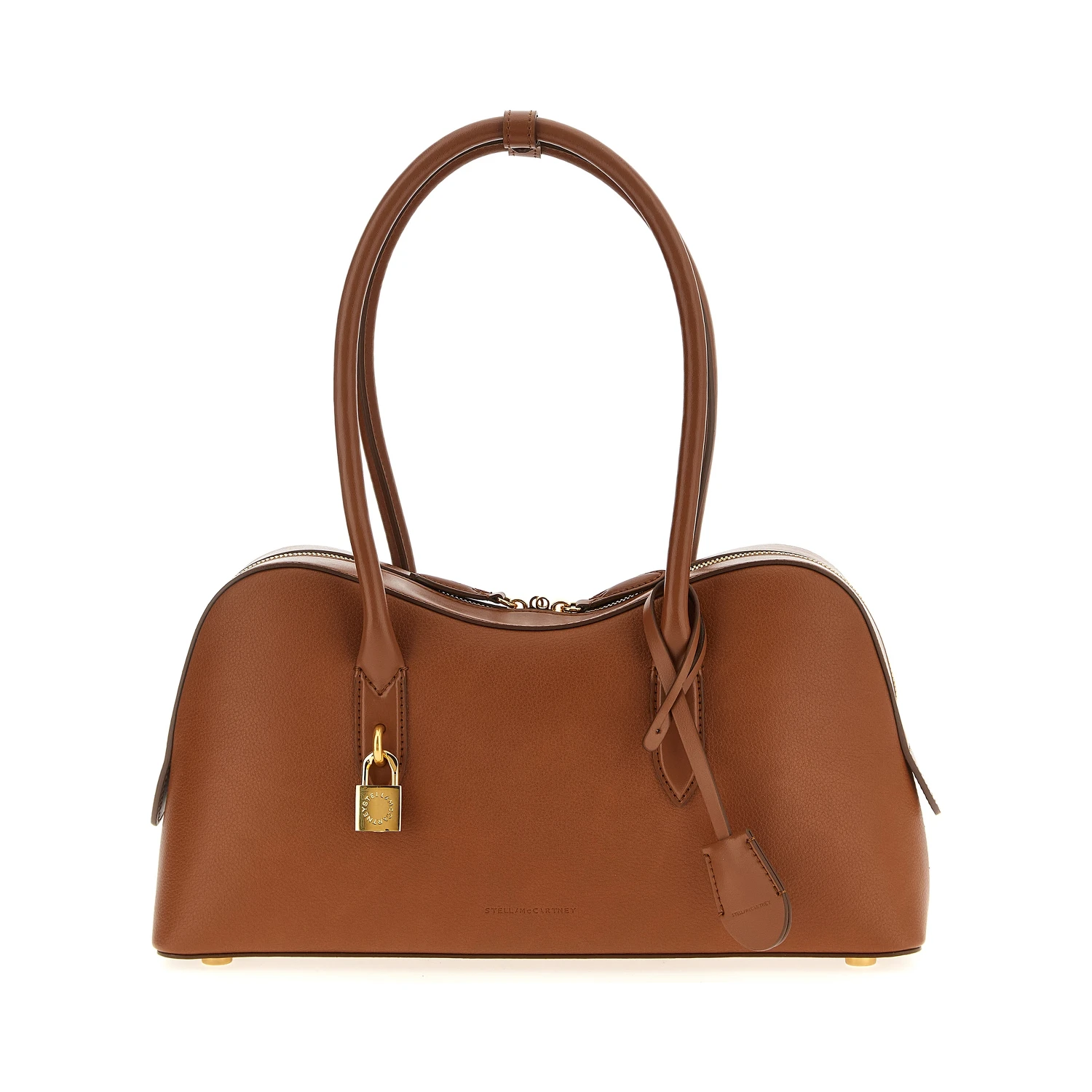 Brown Polyamide Shoulder Bag