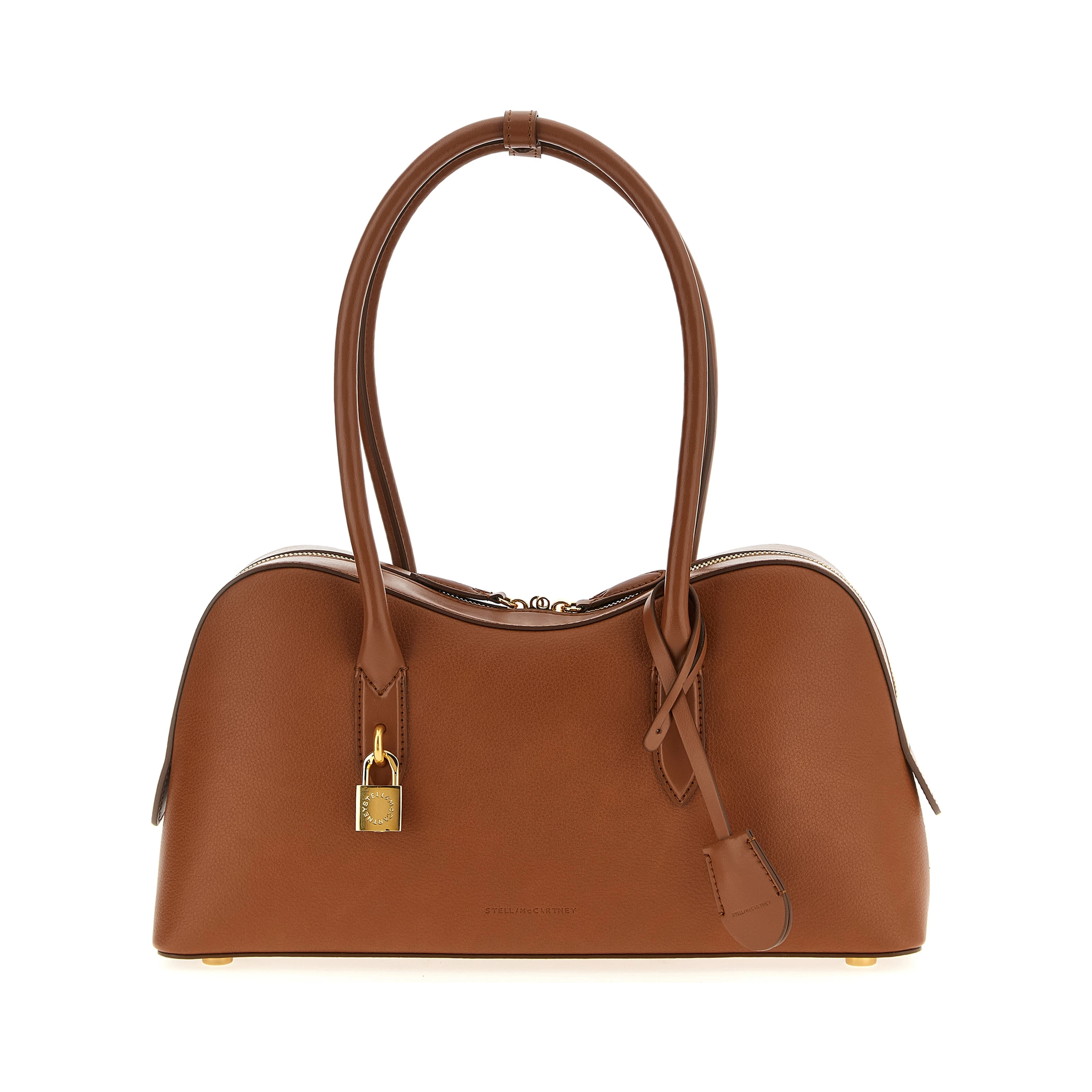 Brown Polyamide Shoulder Bag
