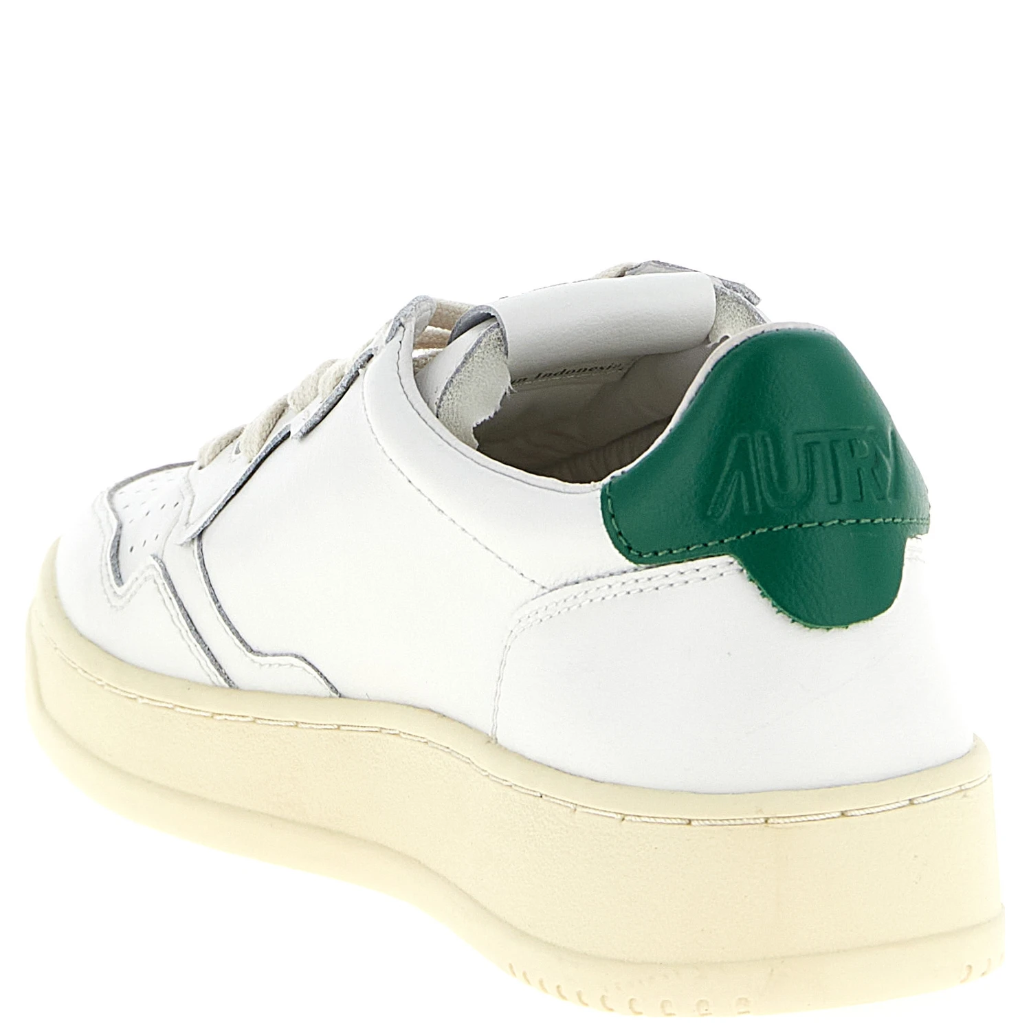 Bicolor Goatskin Low Top Sneakers