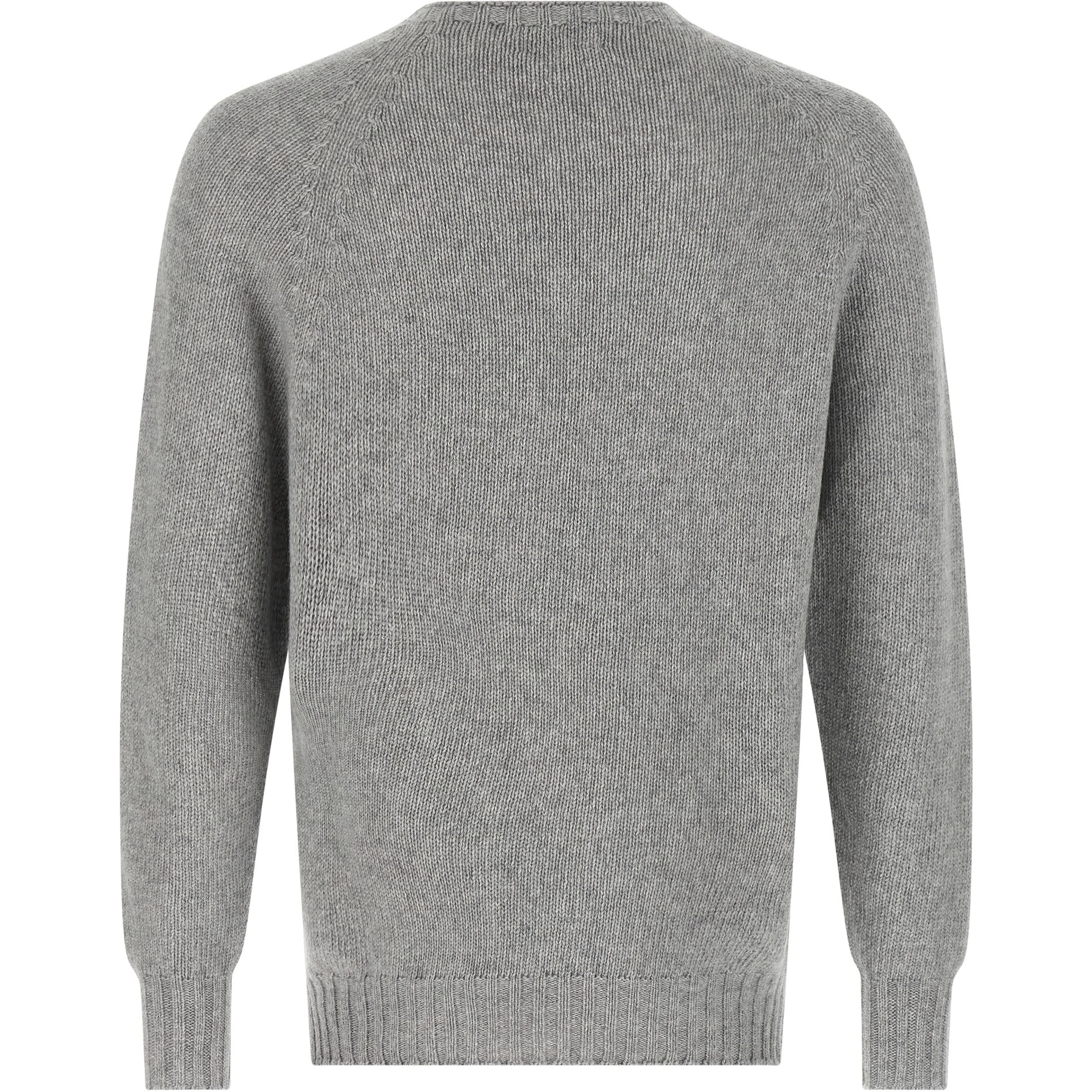 Gray Virgin Wool Cardigan