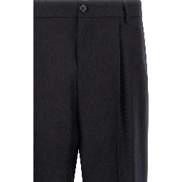 Blue Wool Dress Pants