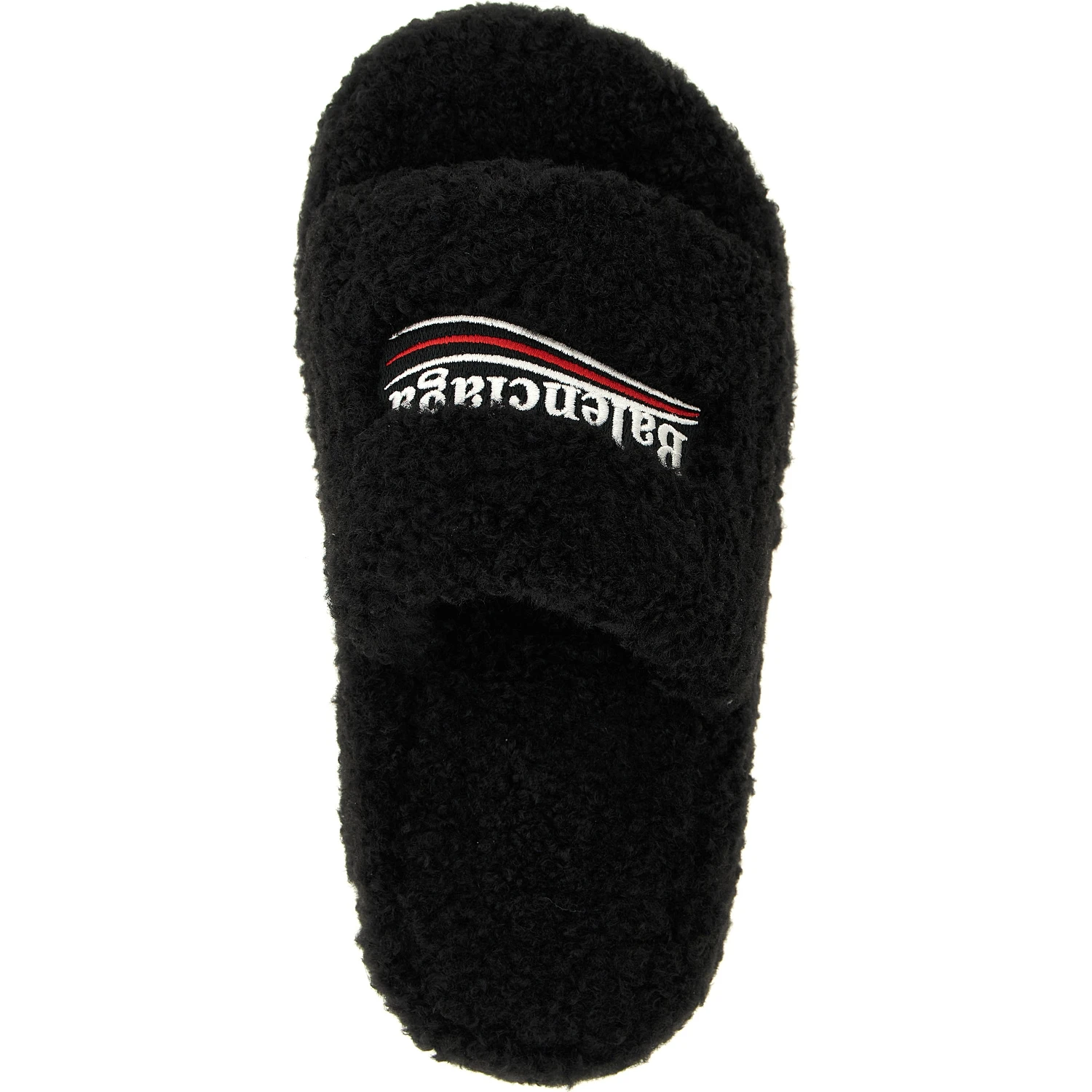 Black Polyester Slides