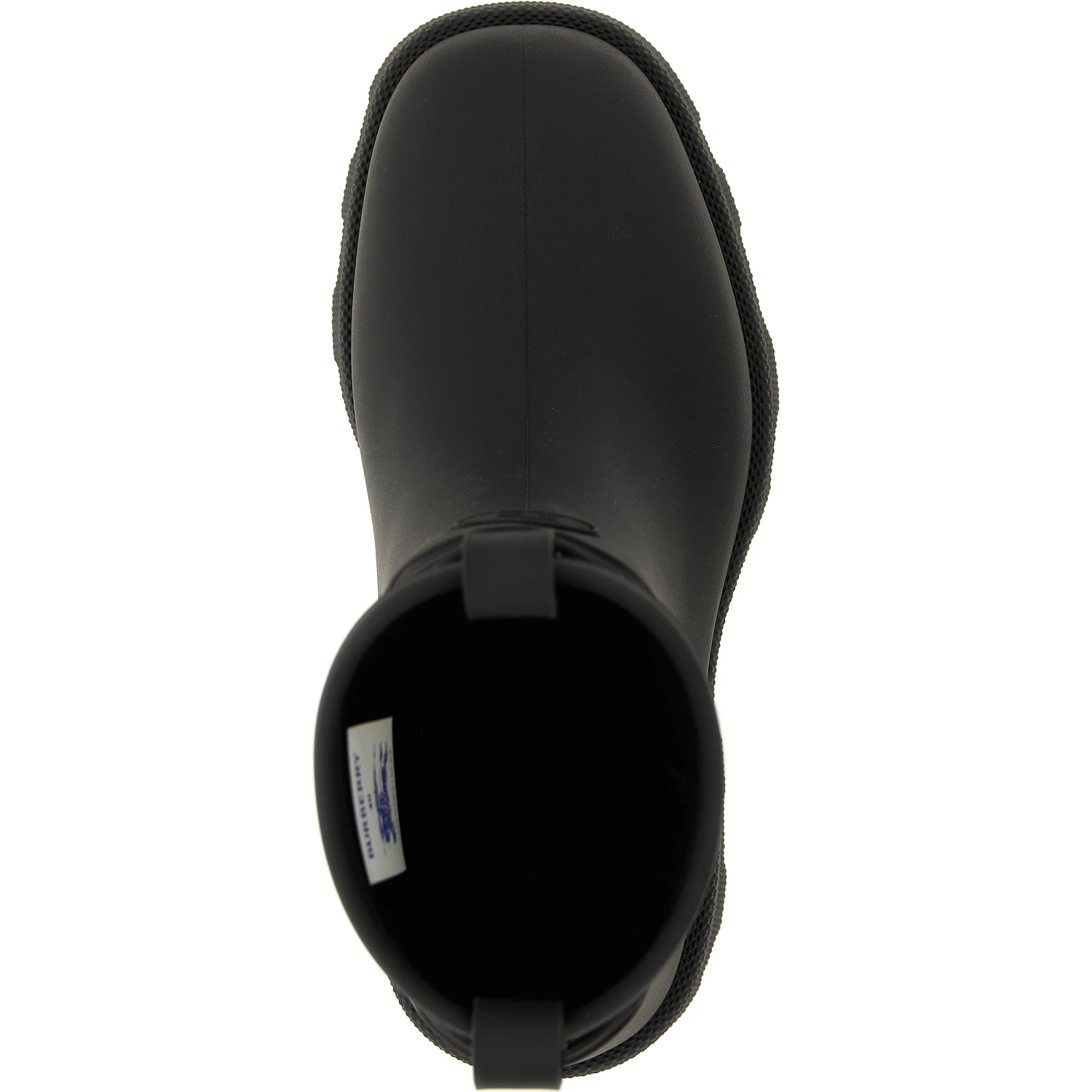 Black Rubber Ankle Boots