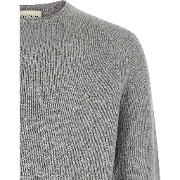 Gray Virgin Wool Cardigan