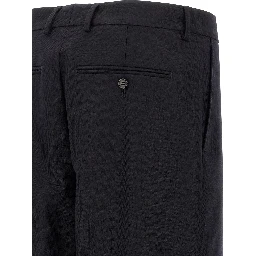 Blue Wool Dress Pants