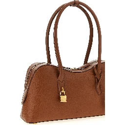 Brown Polyamide Shoulder Bag