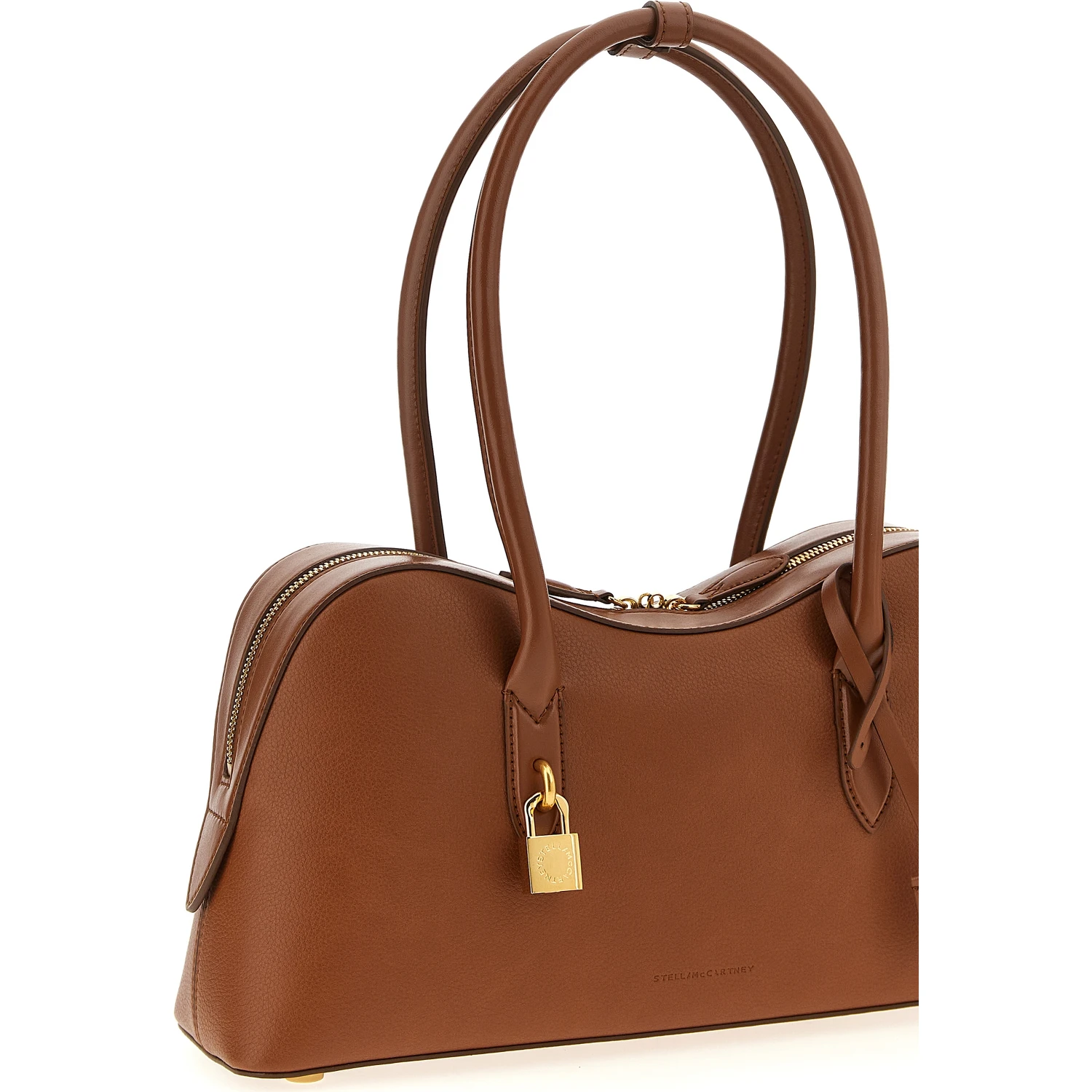 Brown Polyamide Shoulder Bag