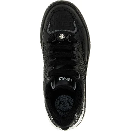 Black Calfskin Athletic Sneakers