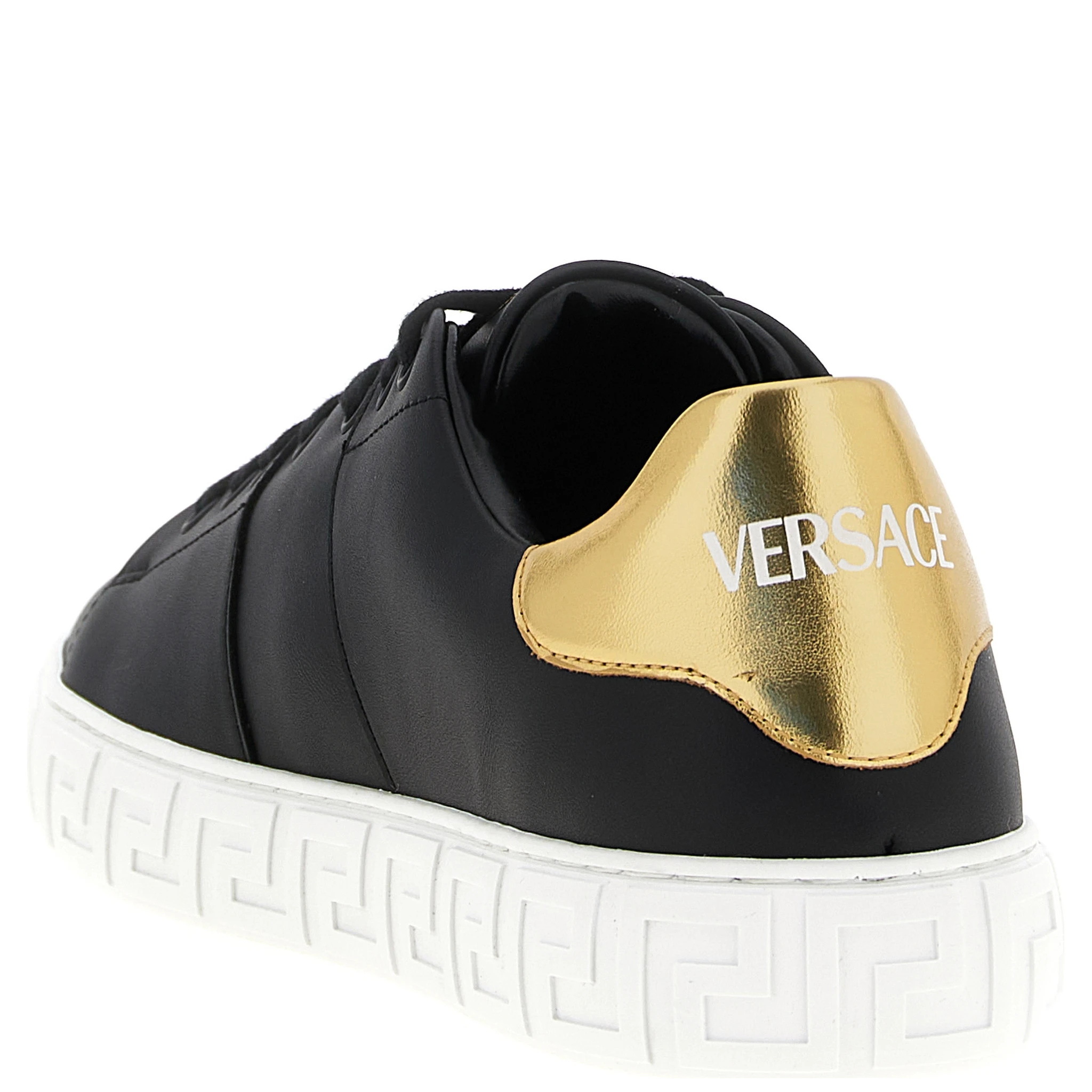 Black Nylon Low Top Sneakers
