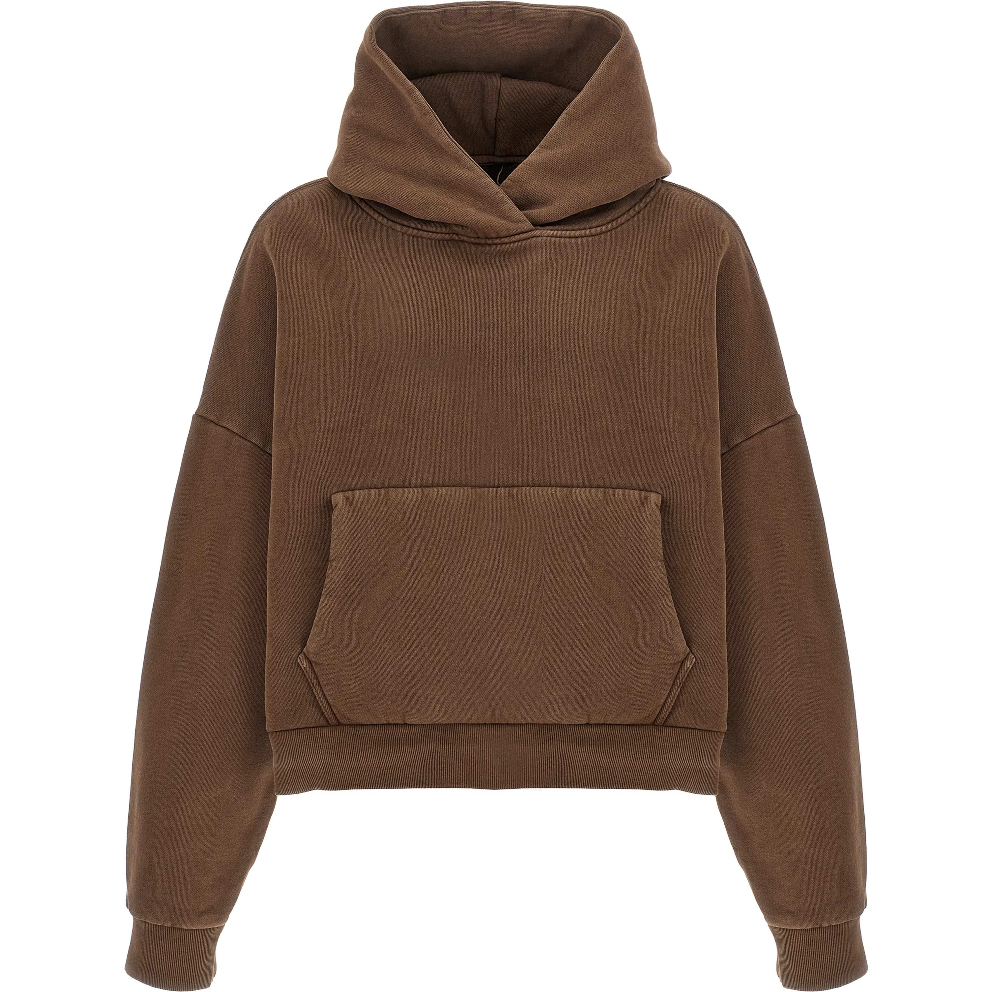 Brown Cotton Sweatshirt