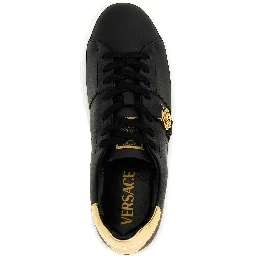 Black Nylon Low Top Sneakers