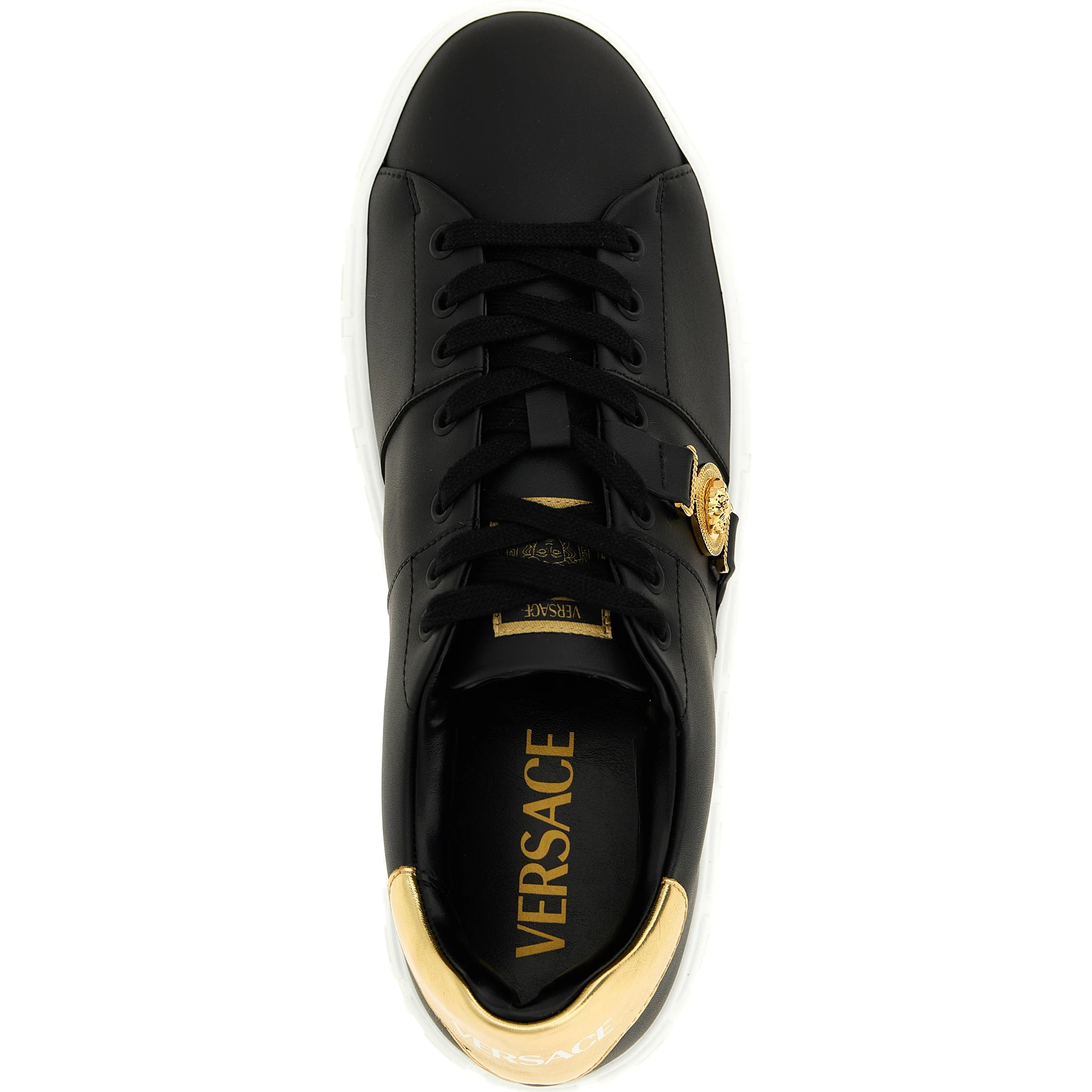 Black Nylon Low Top Sneakers