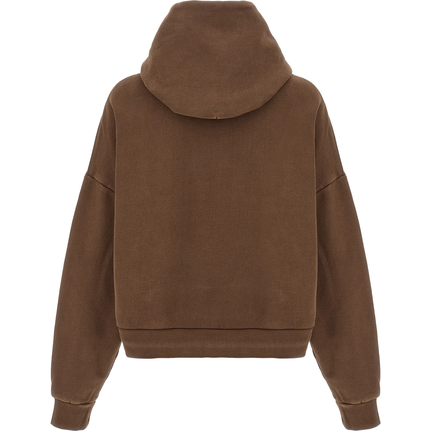 Brown Cotton Sweatshirt