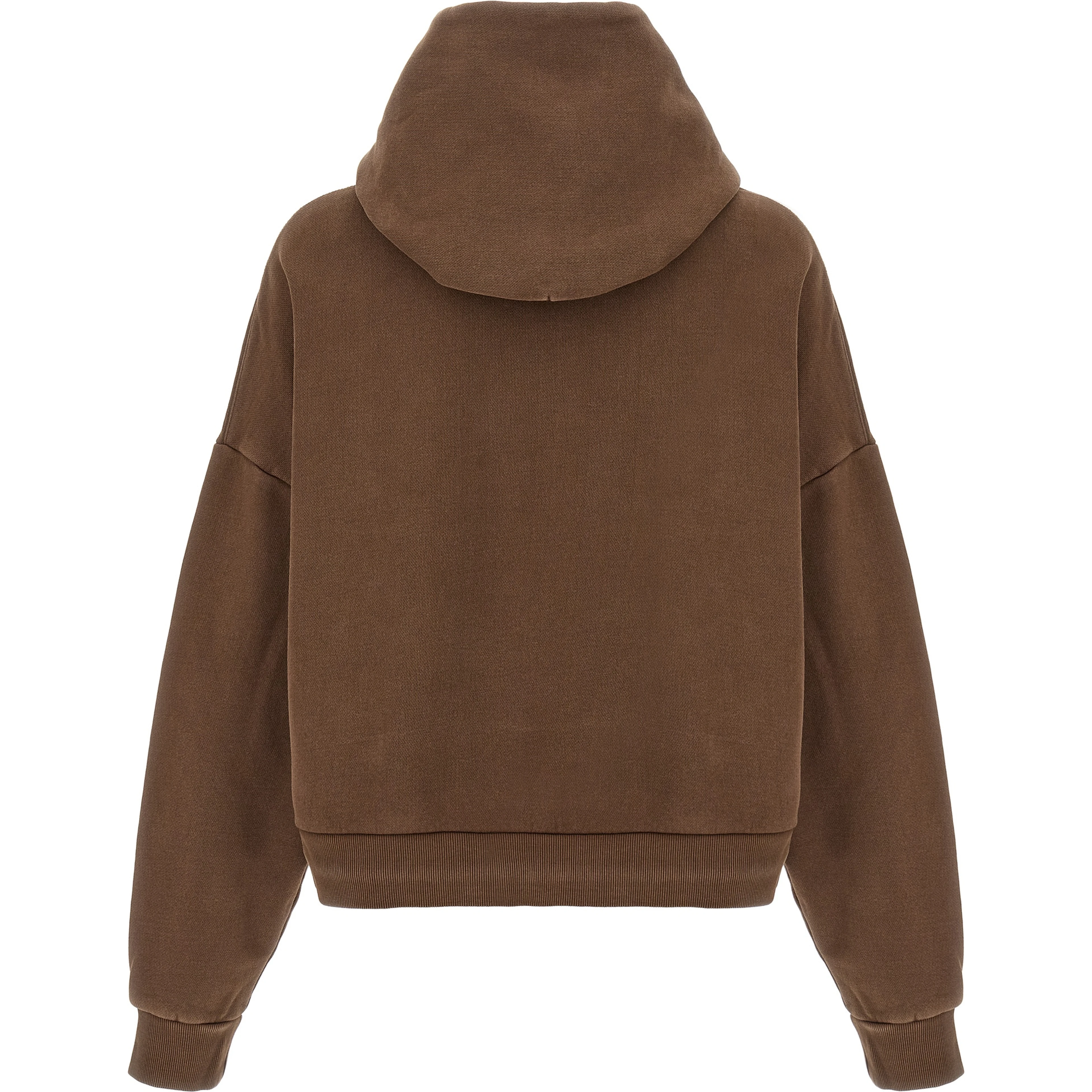 Brown Cotton Sweatshirt