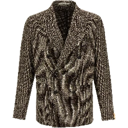 Brown Virgin Wool Blazer