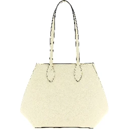 White Calfskin Tote Bag