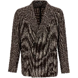 Brown Virgin Wool Blazer