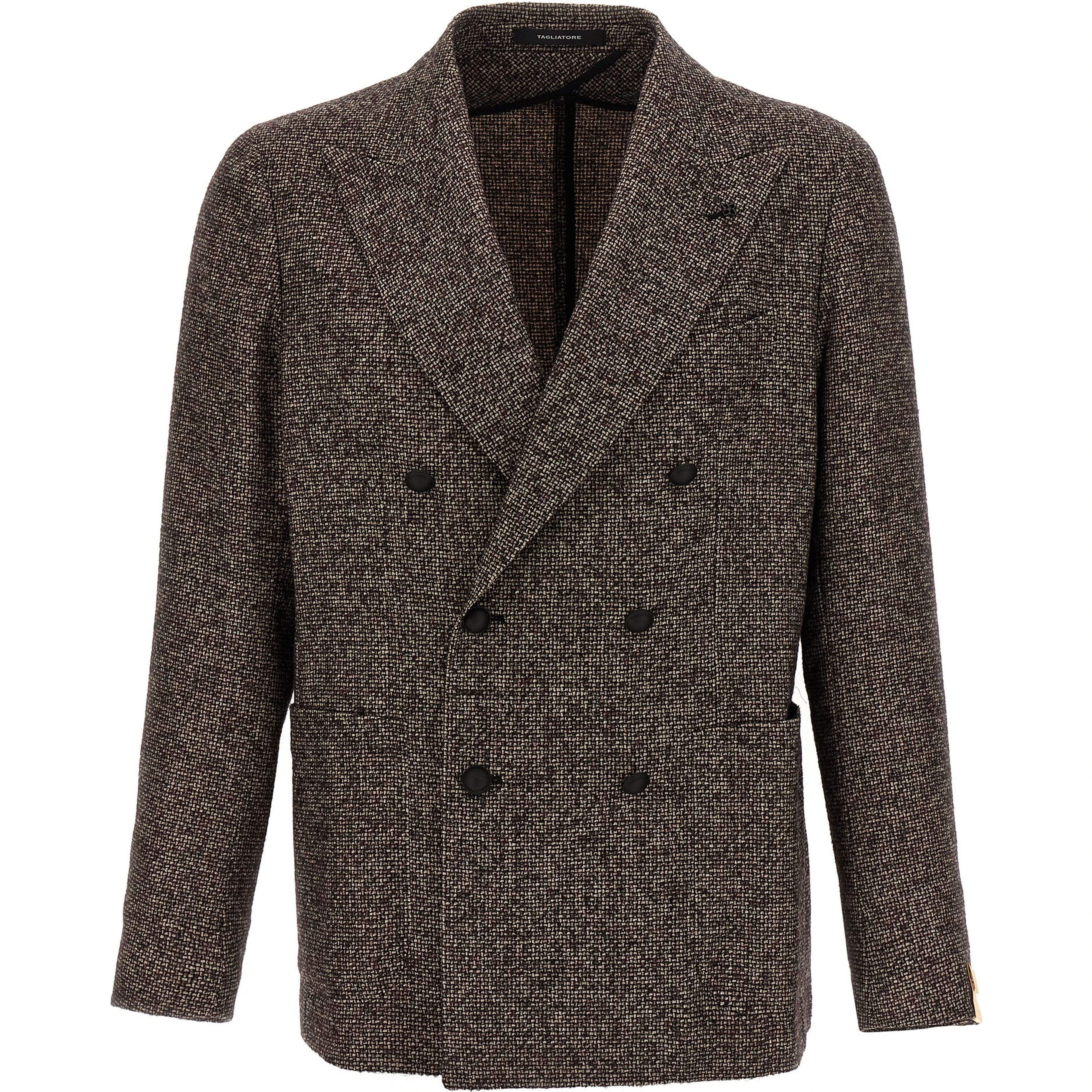 Brown Virgin Wool Blazer