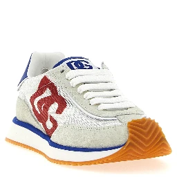Multicolor Polyester Athletic Sneakers