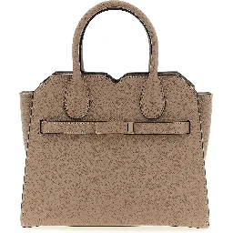 Beige Calfskin Handbag