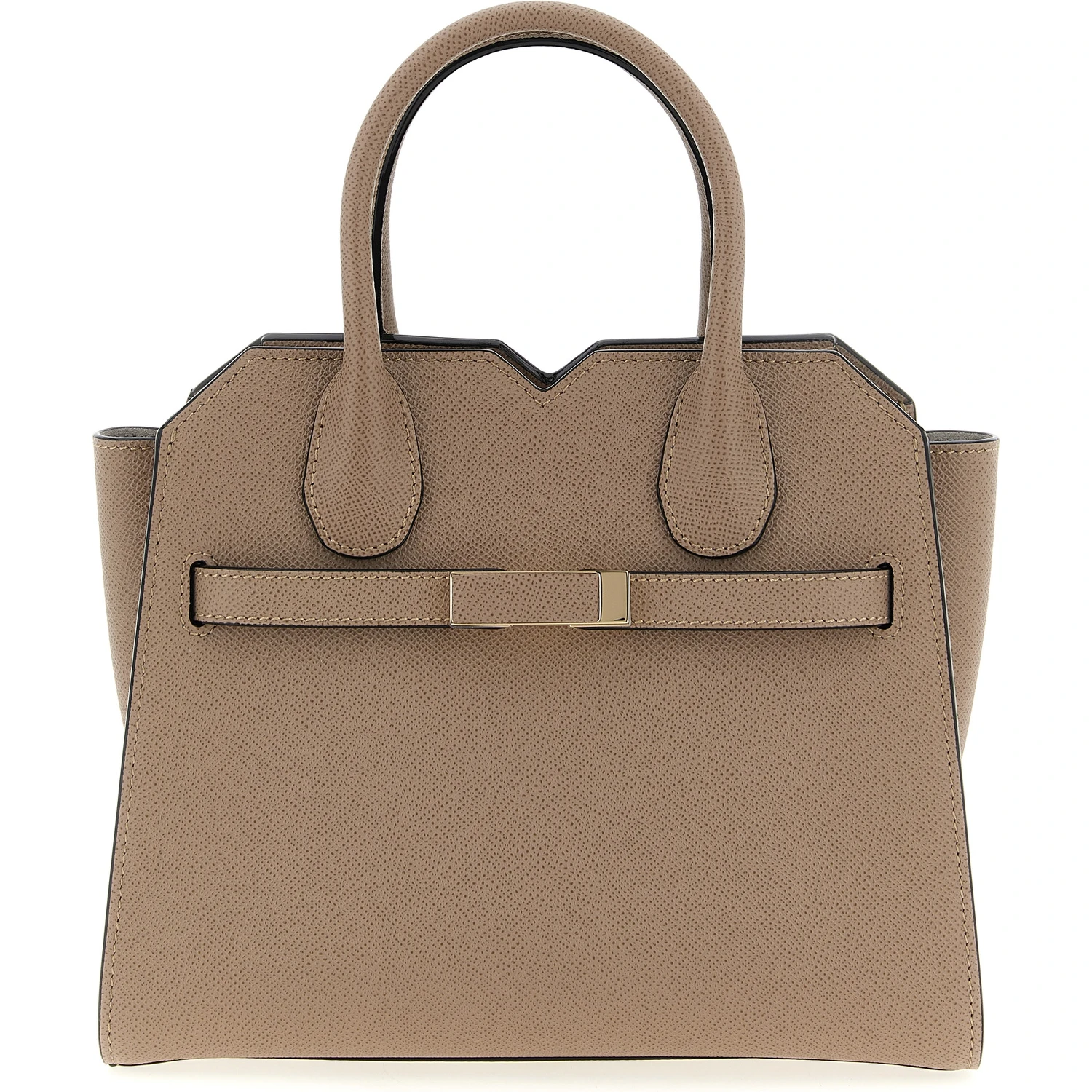 Beige Calfskin Handbag