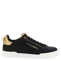 Black Calfskin Sneakers