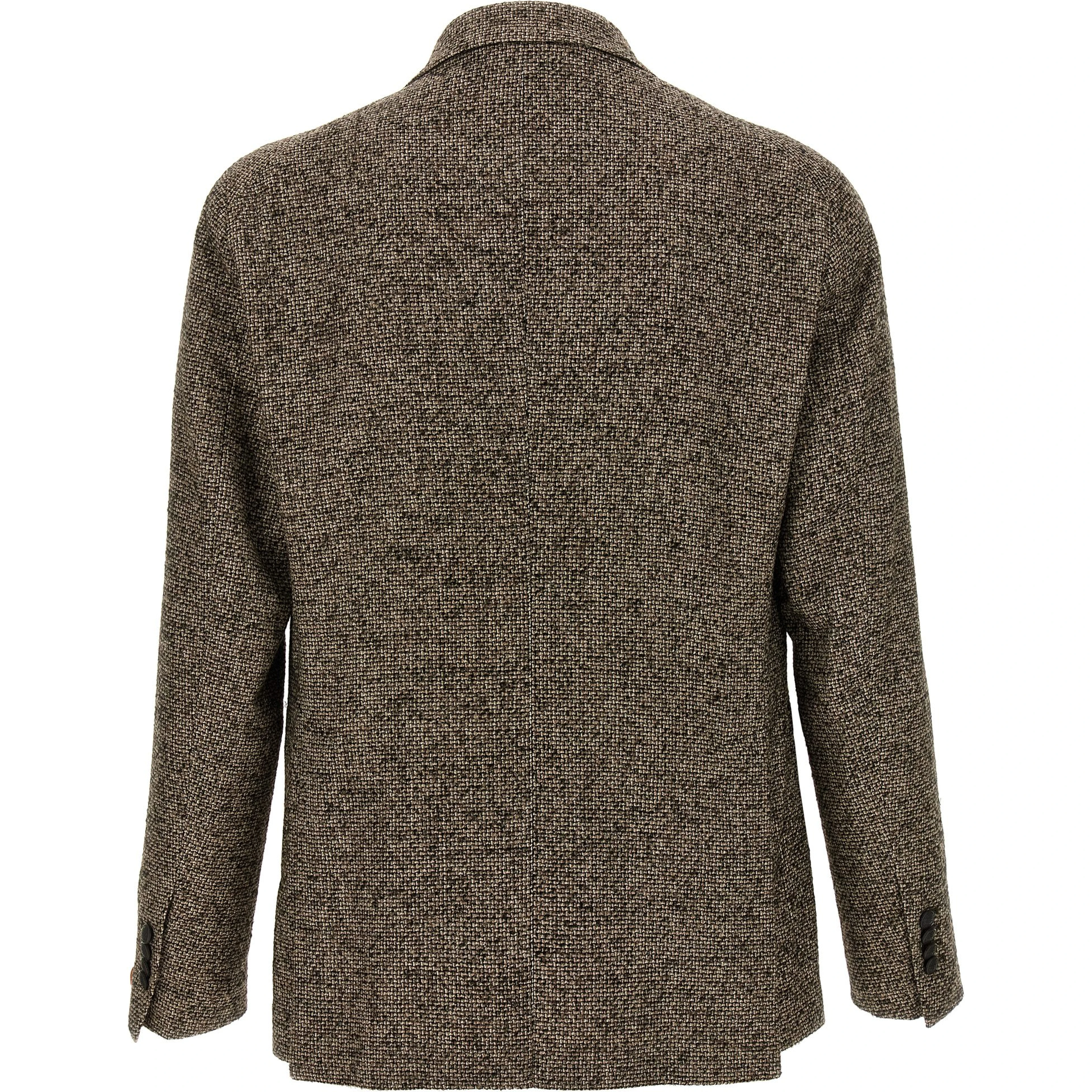 Brown Virgin Wool Blazer