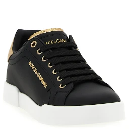 Black Calfskin Sneakers