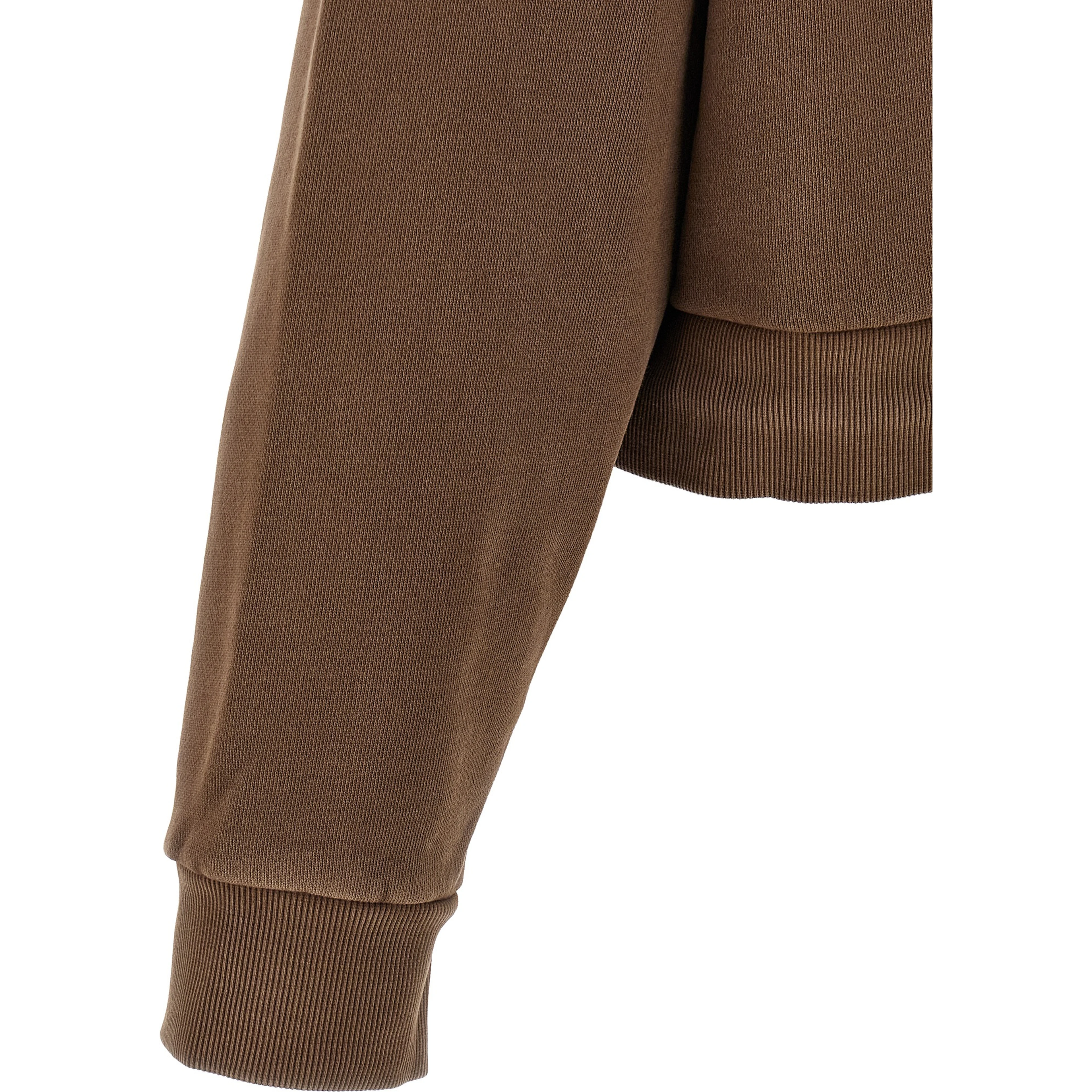 Brown Cotton Sweatshirt