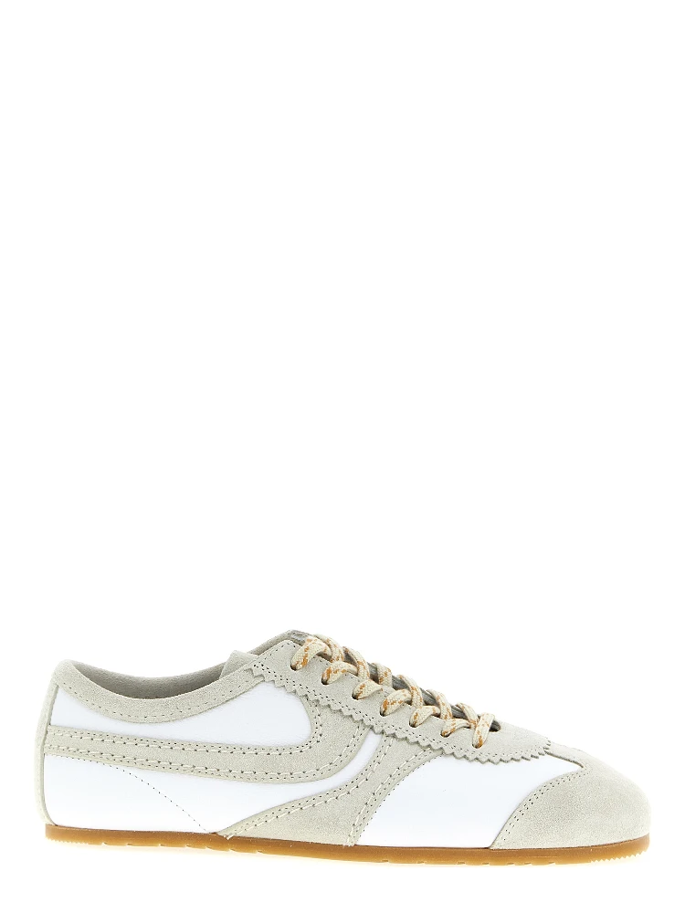 Gray Calfskin Sneakers