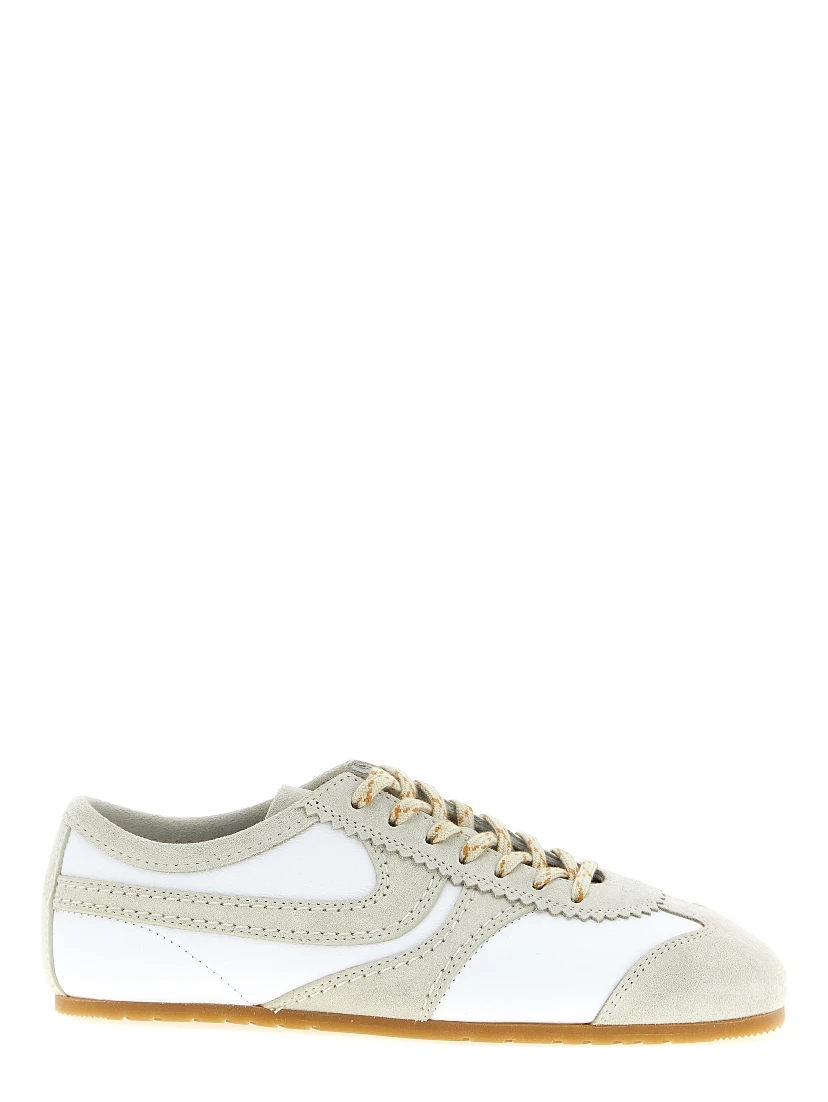 Gray Calfskin Sneakers