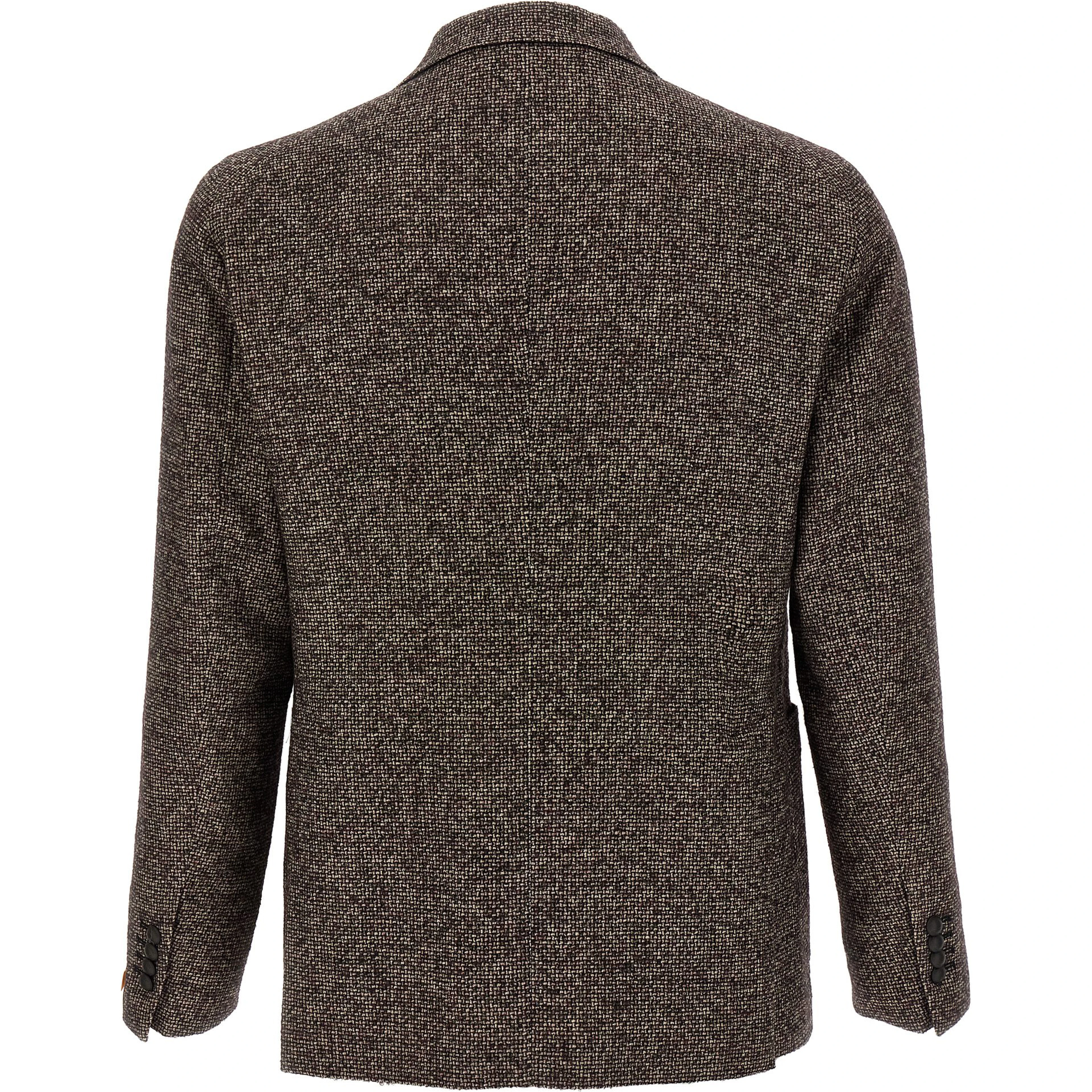 Brown Virgin Wool Blazer