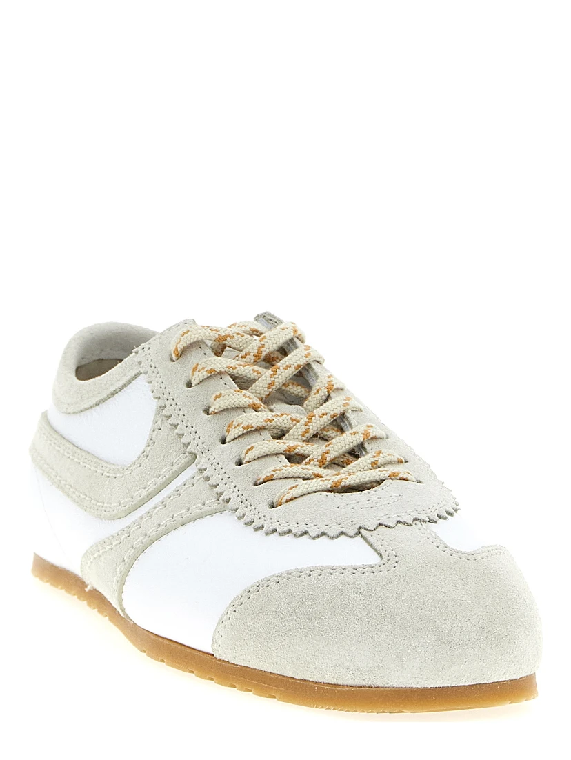 Gray Calfskin Sneakers
